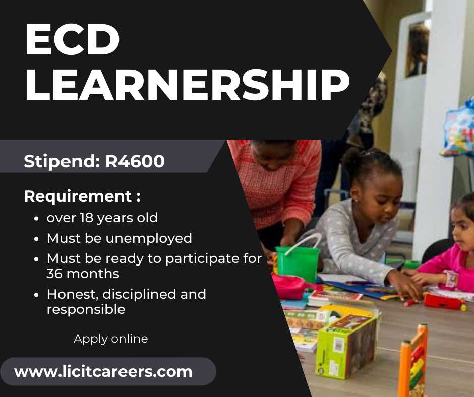 APPLY ECD LEARNERSHIP TO GET CERTIFICATE