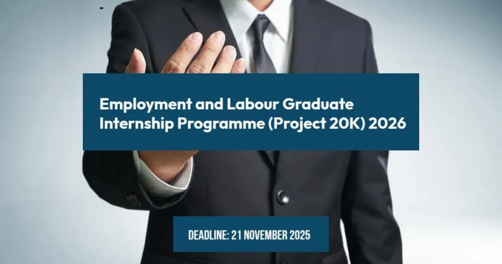 Employment and Labour Graduate Internship Programme (Project 20K) 2026