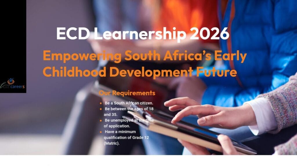 ECD Learnership 2026: Empowering South Africa’s Early Childhood Development Future