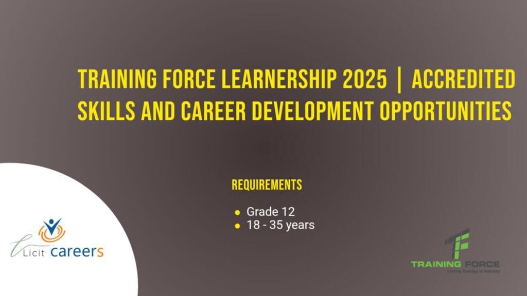 Training Force Learnership 2025 | Accredited Skills Programmes & Application Guide